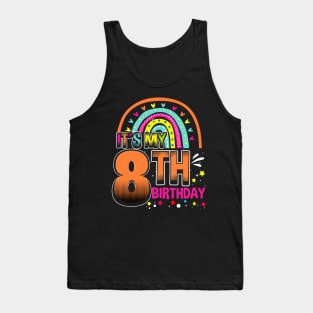 Daughter 8th Birthday for 8 year old girlie Tank Top